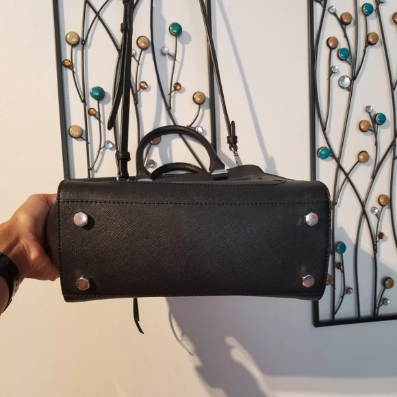 Rebecca Minkoff black leather satchel/crossbody - Picture 6 of 15